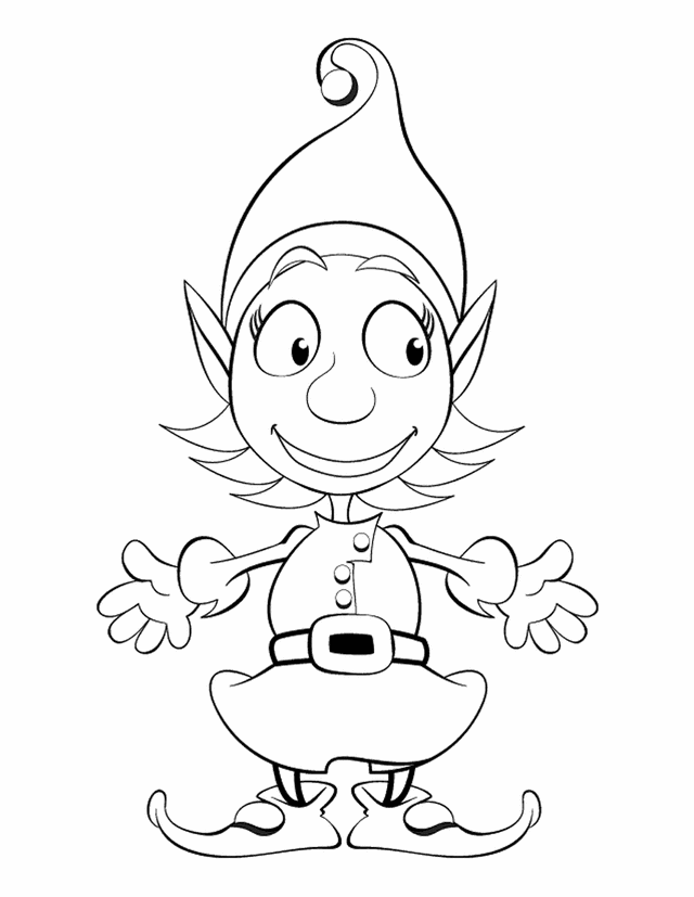 Dibujo gratuito Elfo #93864 de la coleccion Personajes para imprimir