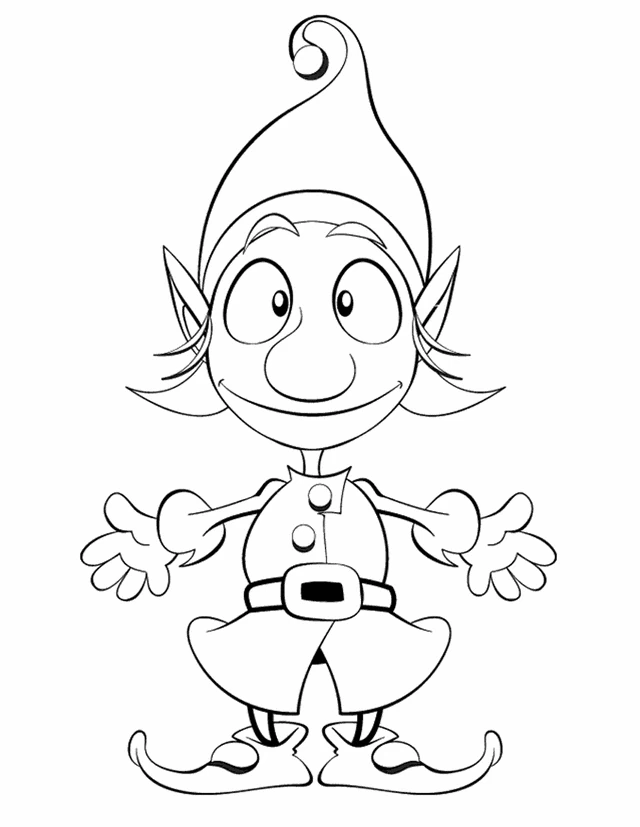 Dibujo gratuito Elfo #93880 de la coleccion Personajes para imprimir