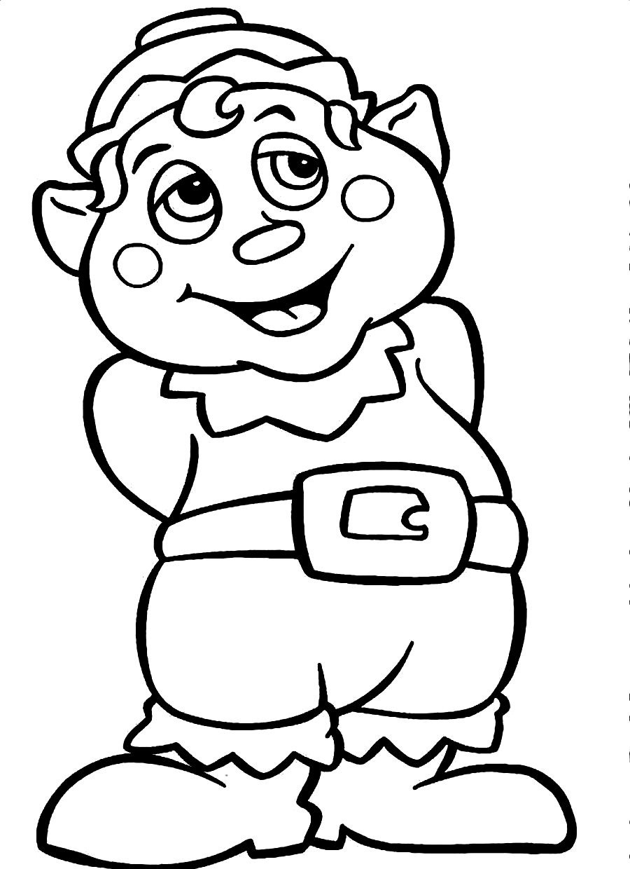 Dibujo gratuito Elfo #93922 de la coleccion Personajes para imprimir