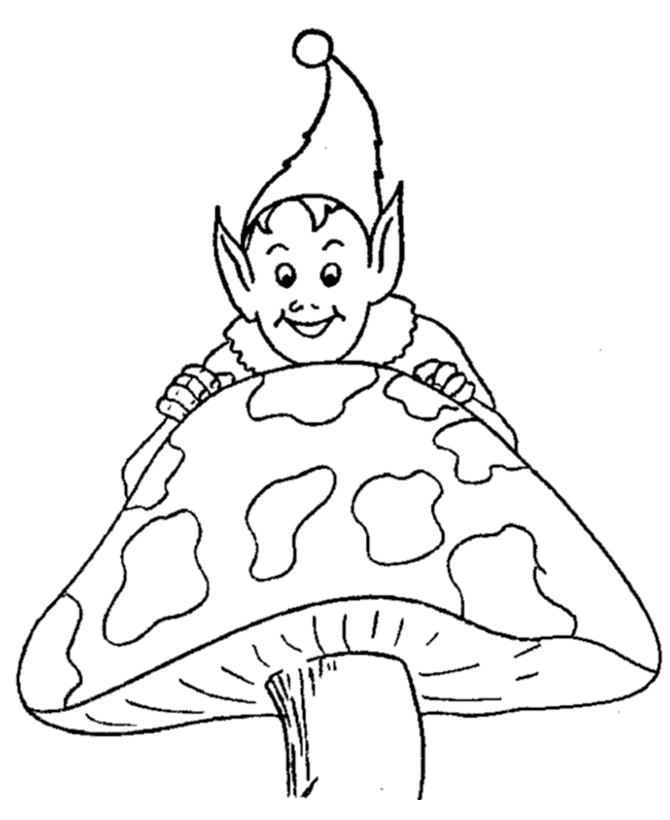 Dibujo gratuito Elfo #93952 de la coleccion Personajes para imprimir