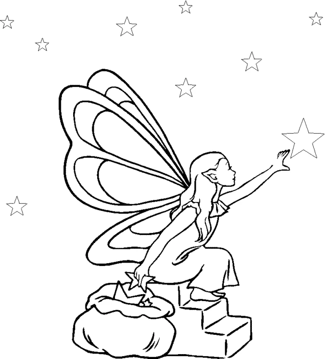 Dibujo gratuito Elfo #93955 de la coleccion Personajes para imprimir