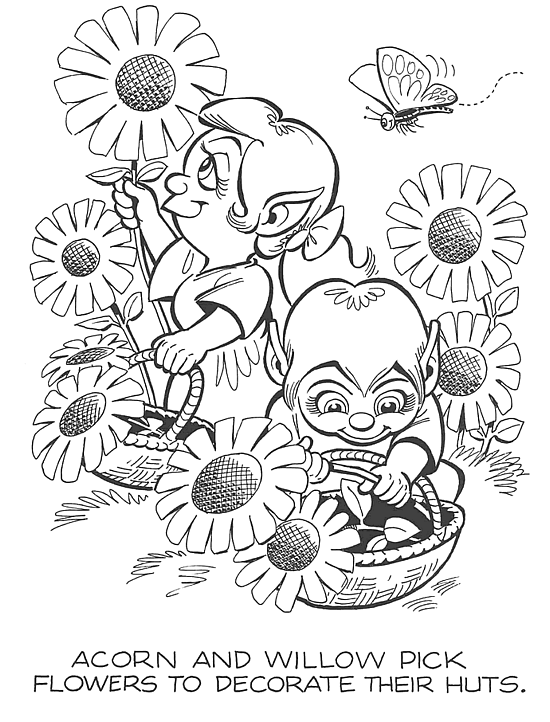 Dibujo gratuito Elfo #94105 de la coleccion Personajes para imprimir