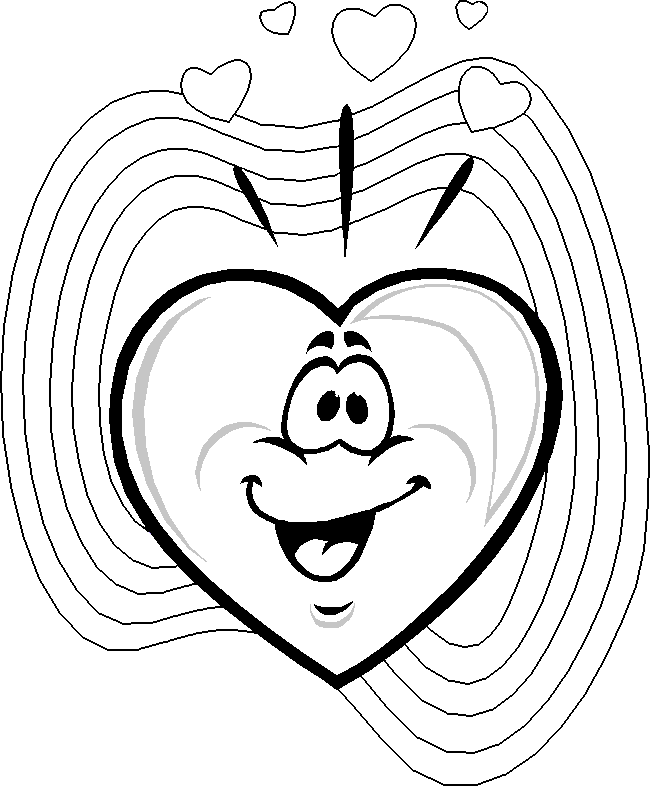 Dibujo para colorear: En amor (Personajes) #88586 - Dibujos para Colorear e Imprimir Gratis