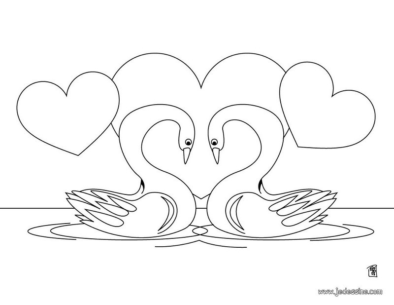 Dibujo para colorear: En amor (Personajes) #88599 - Dibujos para Colorear e Imprimir Gratis