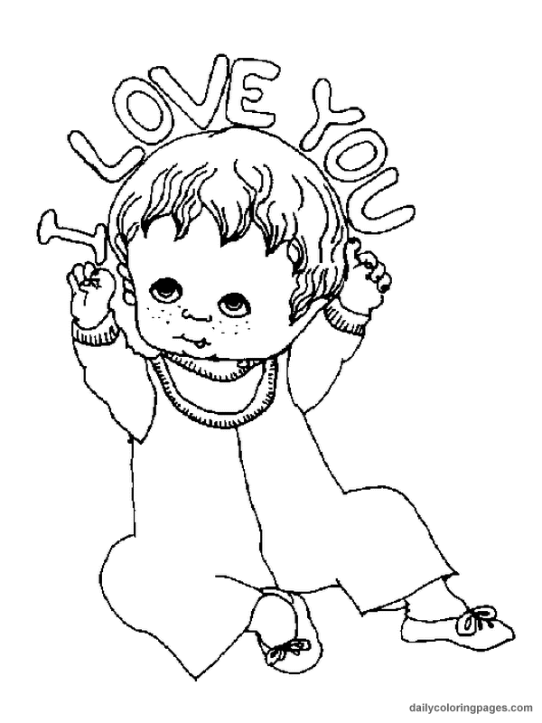 Dibujo para colorear: En amor (Personajes) #88649 - Dibujos para Colorear e Imprimir Gratis