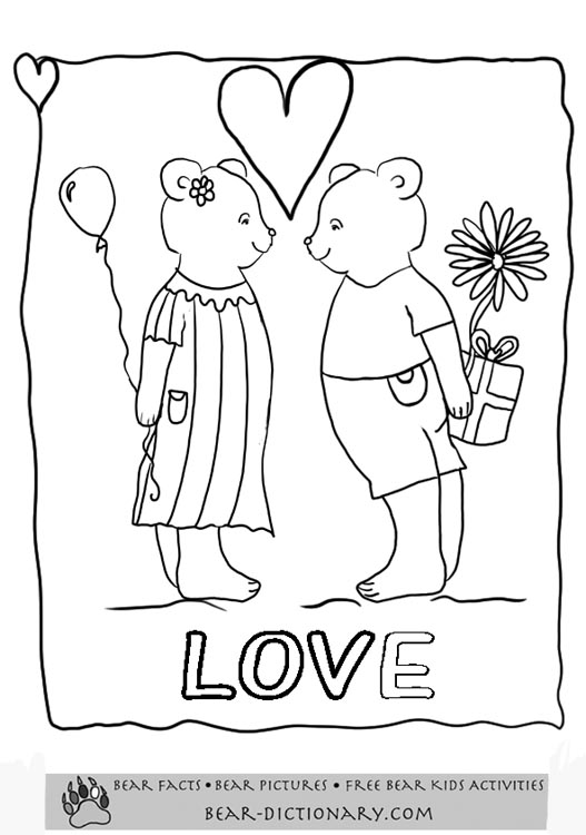 Dibujo para colorear: En amor (Personajes) #88731 - Dibujos para Colorear e Imprimir Gratis