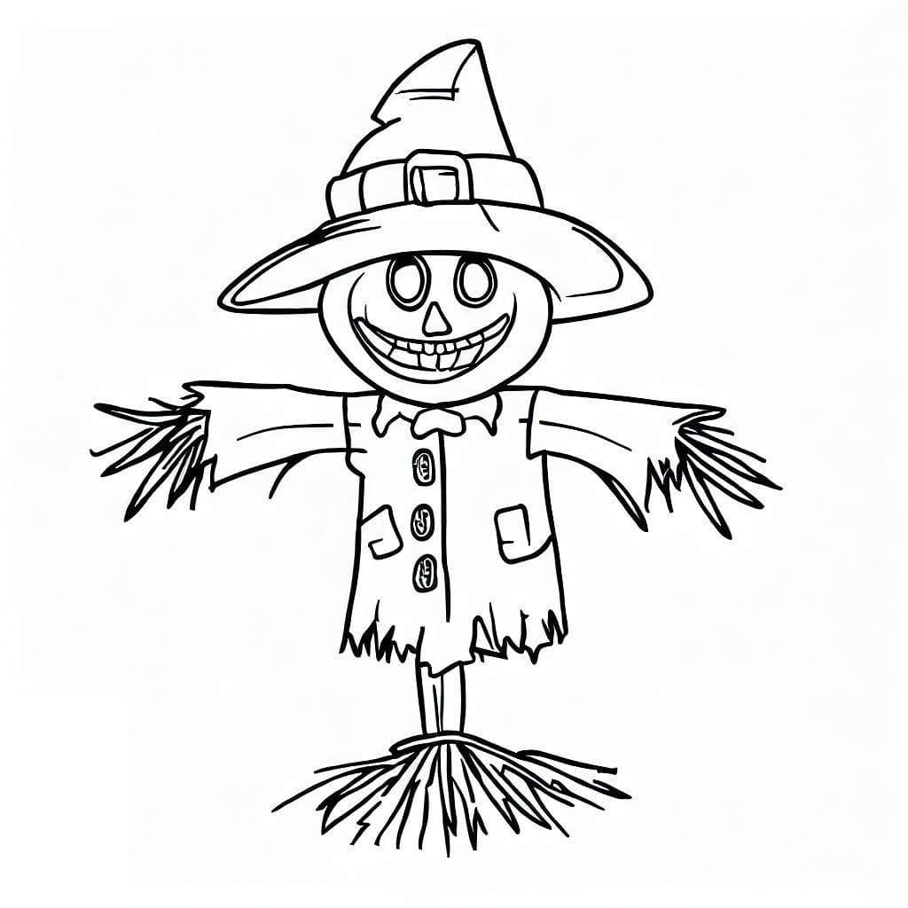 Dibujo gratuito Espantapájaros #187717 de la coleccion Personajes para imprimir
