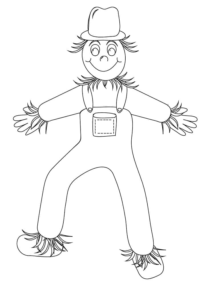 Dibujo gratuito Espantapájaros #187752 de la coleccion Personajes para imprimir