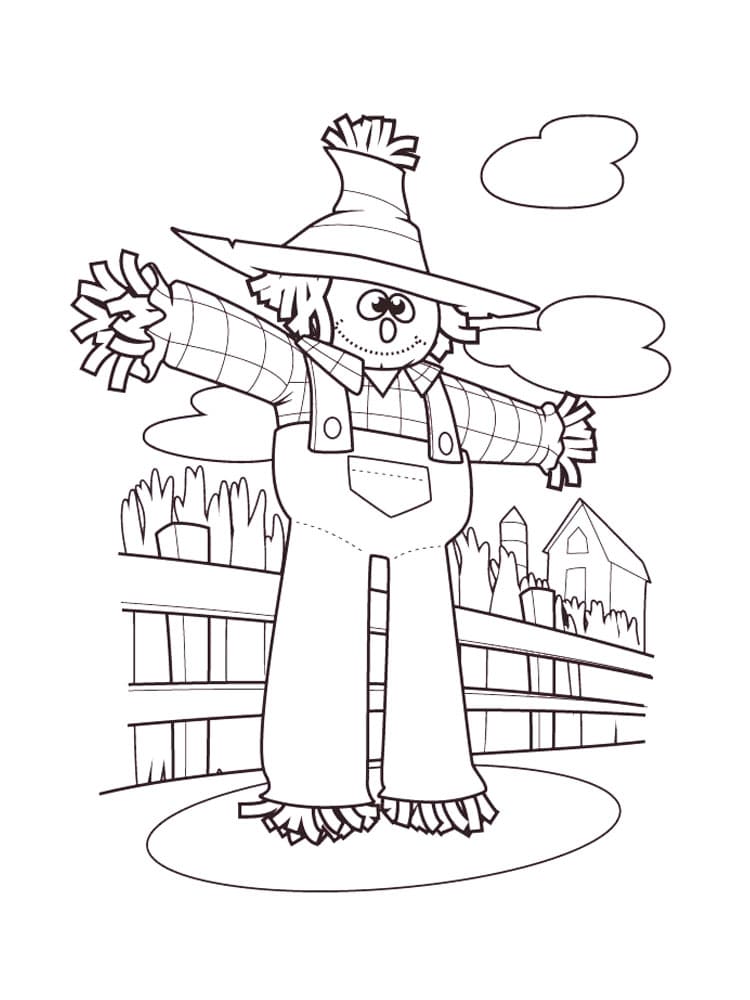 Dibujo gratuito Espantapájaros #187759 de la coleccion Personajes para imprimir Dibujo gratuito Espantapájaros #187759 de la coleccion Personajes para imprimir