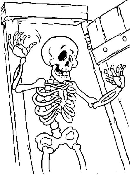 Dibujo gratuito Esqueleto #197361 de la coleccion Personajes para imprimir