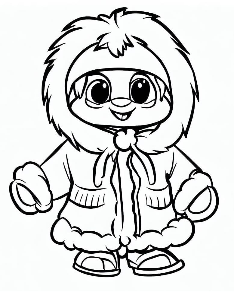 Dibujo gratuito Esquimal #191306 de la coleccion Personajes para imprimir Dibujo gratuito Esquimal #191306 de la coleccion Personajes para imprimir