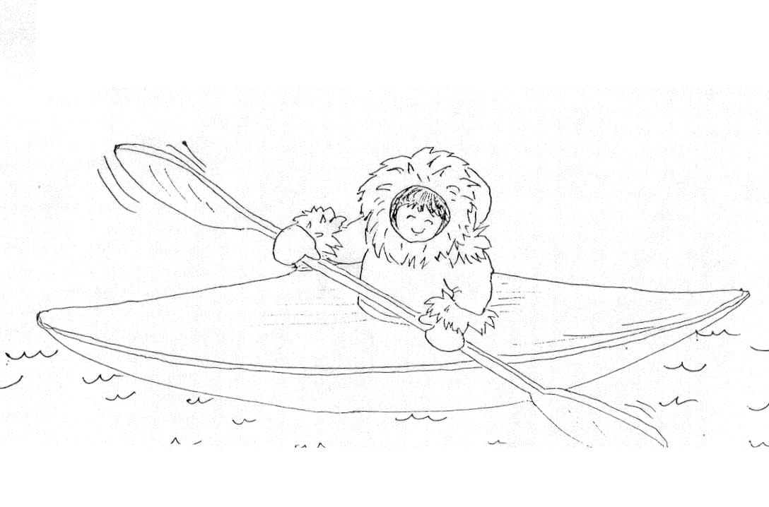Dibujo gratuito Esquimal #191328 de la coleccion Personajes para imprimir