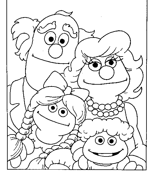 Dibujo para colorear: Familia (Personajes) #95079 - Dibujos para Colorear e Imprimir Gratis