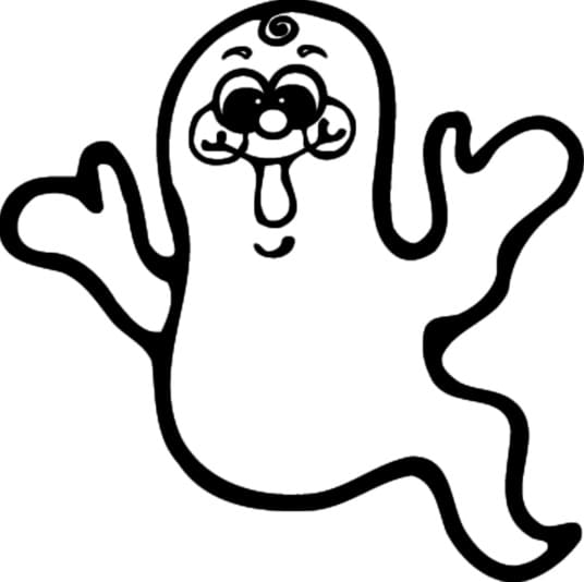 Dibujo gratuito Fantasma #189388 de la coleccion Personajes para imprimir