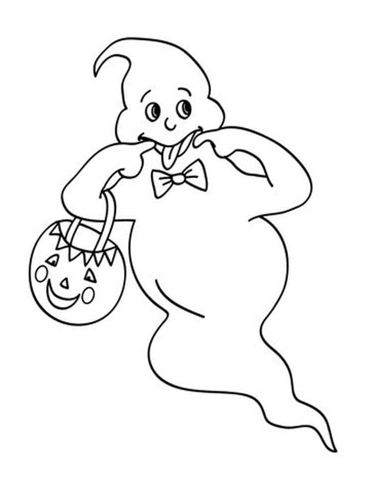 Dibujo gratuito Fantasma #189391 de la coleccion Personajes para imprimir