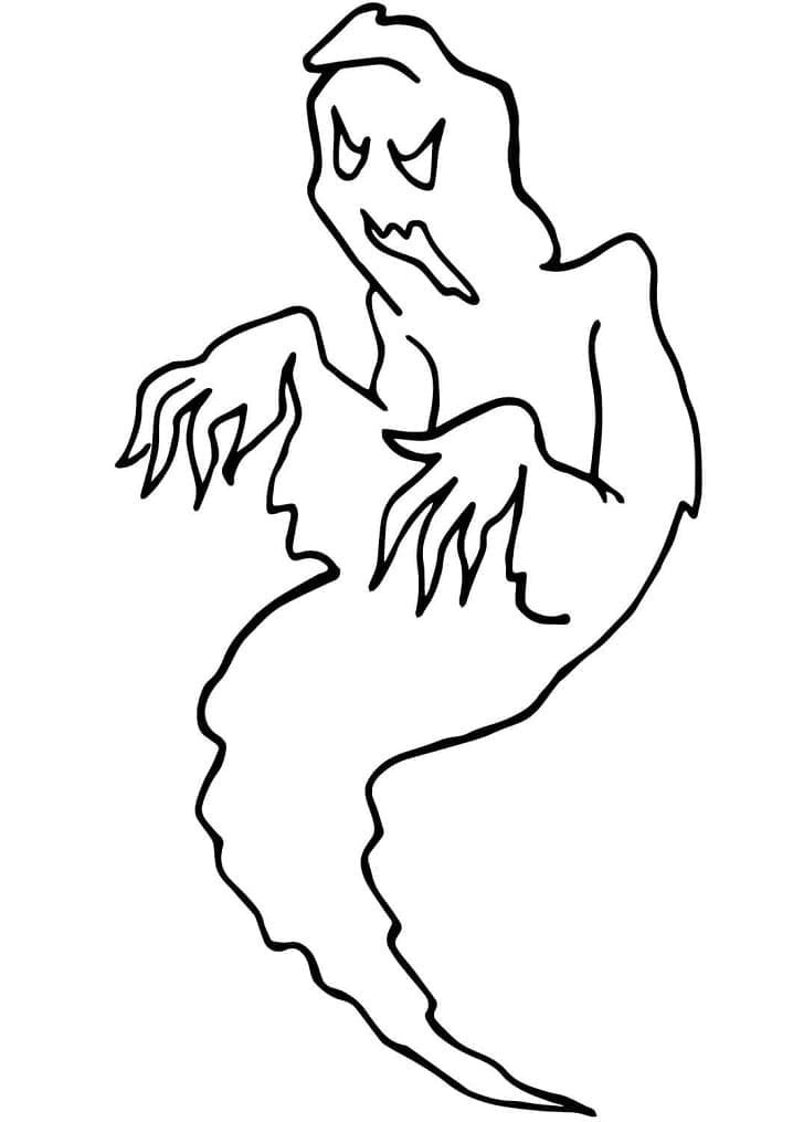 Dibujo gratuito Fantasma #189396 de la coleccion Personajes para imprimir