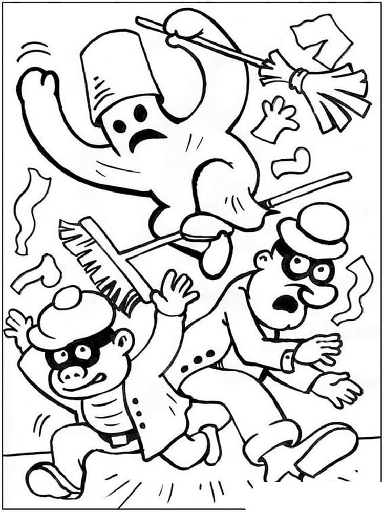 Dibujo gratuito Fantasma #189401 de la coleccion Personajes para imprimir