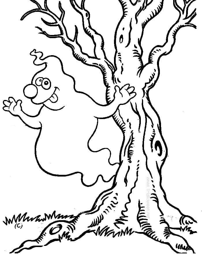 Dibujo gratuito Fantasma #189407 de la coleccion Personajes para imprimir