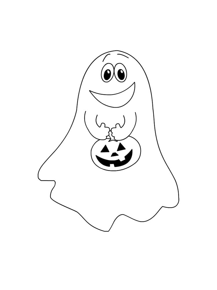 Dibujo gratuito Fantasma #189413 de la coleccion Personajes para imprimir