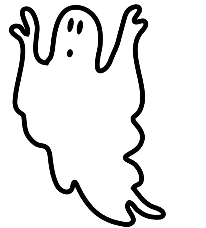 Dibujo gratuito Fantasma #189421 de la coleccion Personajes para imprimir