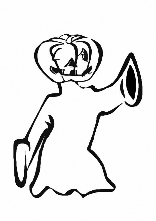 Dibujo para colorear: Fantasma (Personajes) #95435 - Dibujos para Colorear e Imprimir Gratis