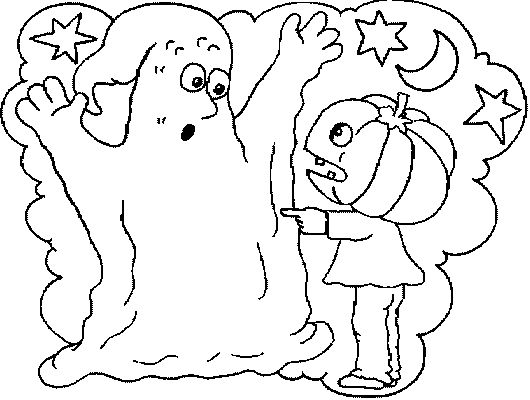 Dibujo para colorear: Fantasma (Personajes) #95519 - Dibujos para Colorear e Imprimir Gratis