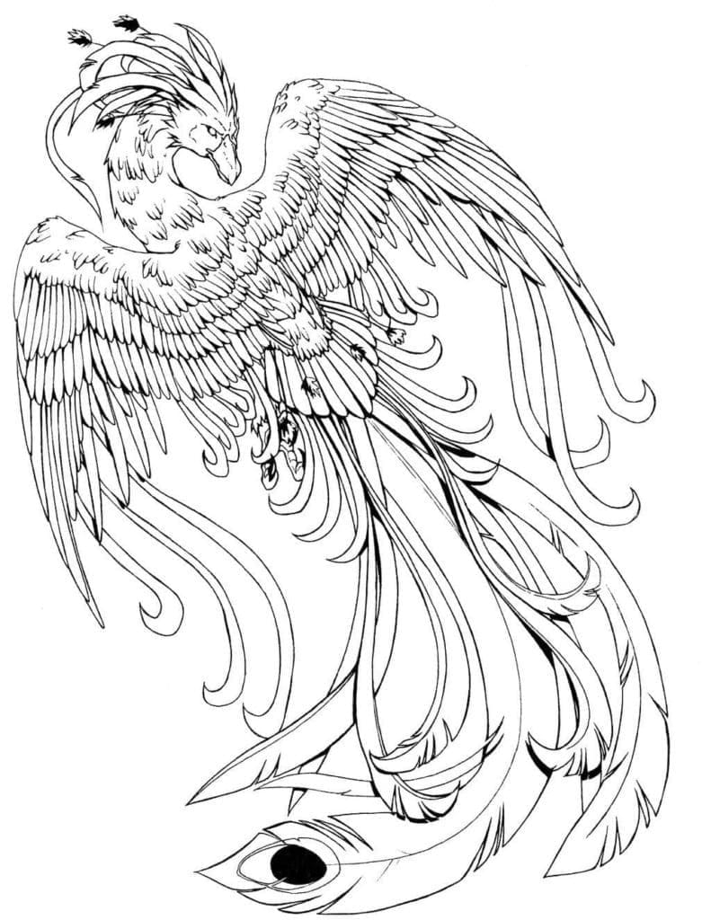 Dibujo gratuito Fénix #192257 de la coleccion Personajes para imprimir