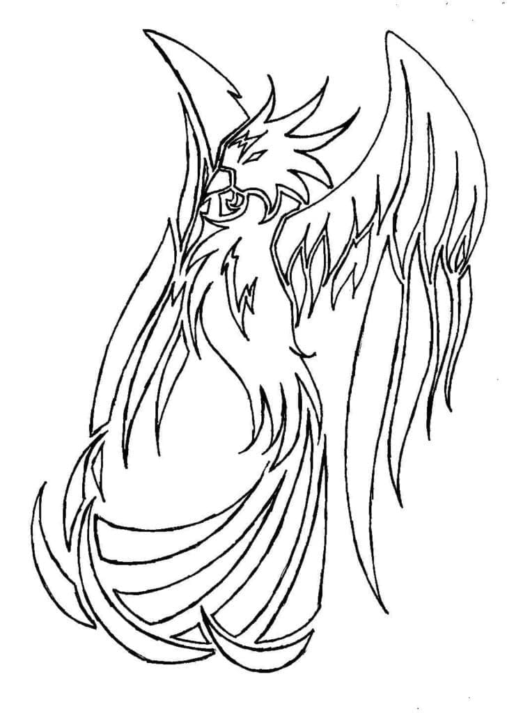 Dibujo gratuito Fénix #192281 de la coleccion Personajes para imprimir