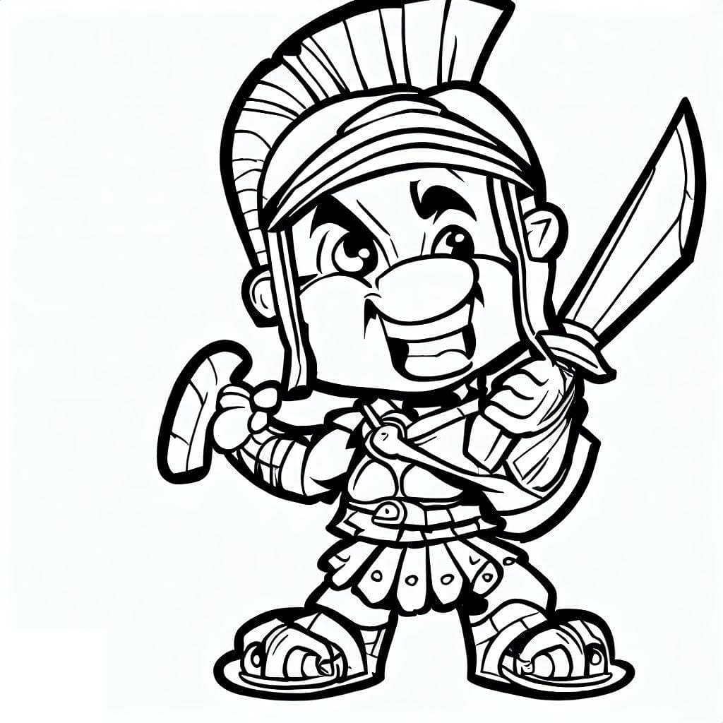 Dibujo gratuito Gladiador #189844 de la coleccion Personajes para imprimir Dibujo gratuito Gladiador #189844 de la coleccion Personajes para imprimir