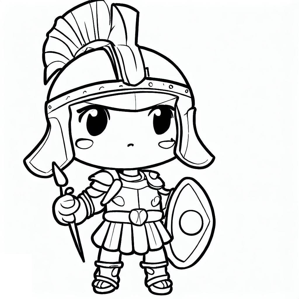 Dibujo gratuito Gladiador #189855 de la coleccion Personajes para imprimir
