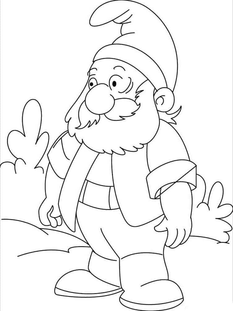 Dibujo gratuito Gnomo #204831 de la coleccion Personajes para imprimir