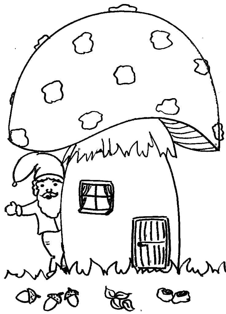 Dibujo gratuito Gnomo #204836 de la coleccion Personajes para imprimir