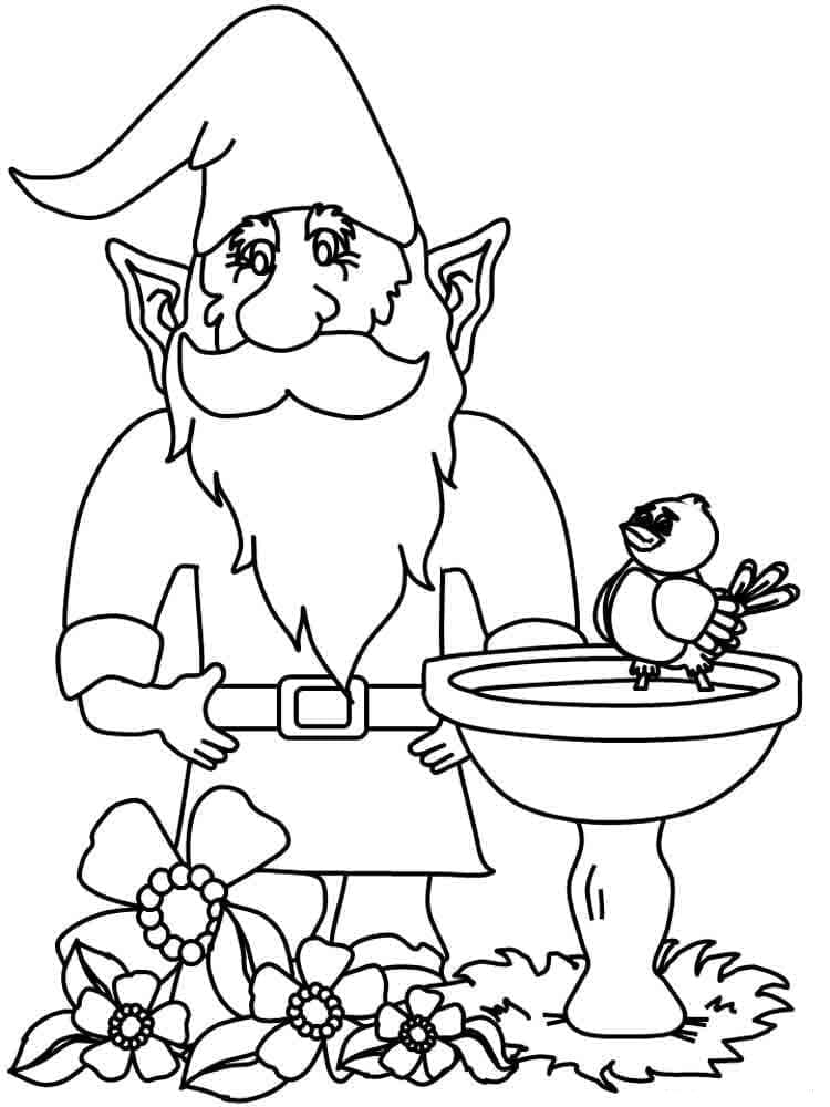 Dibujo gratuito Gnomo #204837 de la coleccion Personajes para imprimir