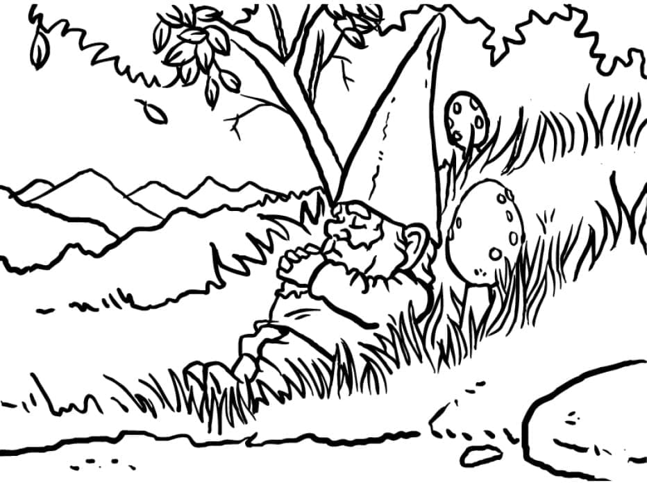 Dibujo gratuito Gnomo #204842 de la coleccion Personajes para imprimir
