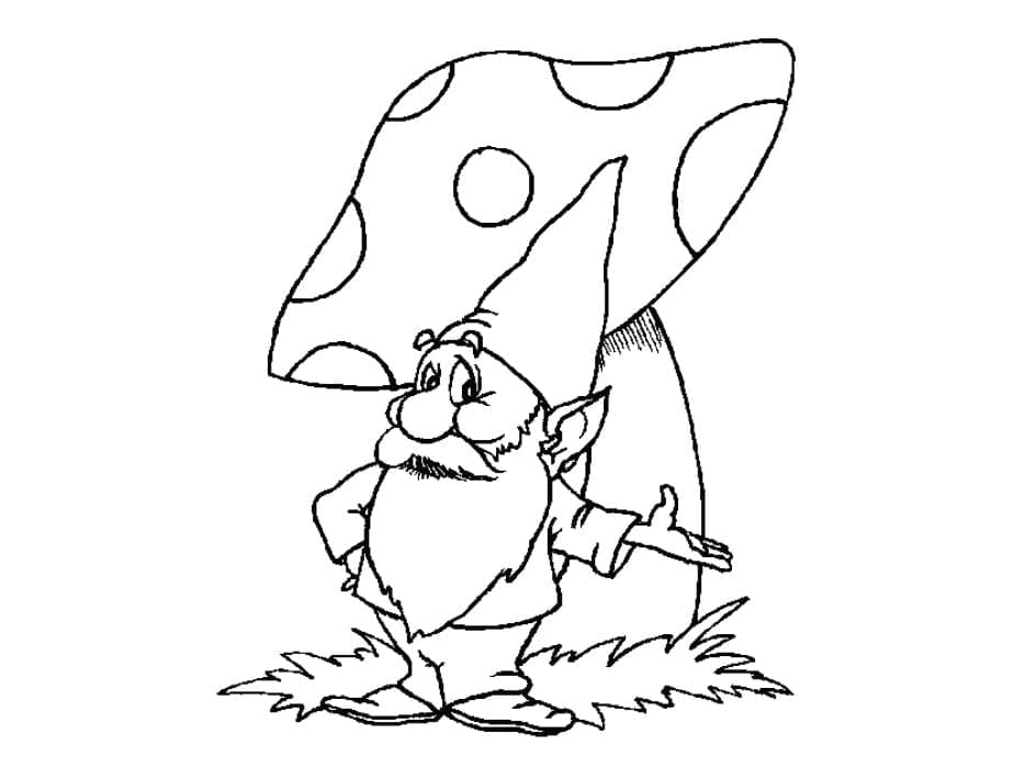 Dibujo gratuito Gnomo #204843 de la coleccion Personajes para imprimir