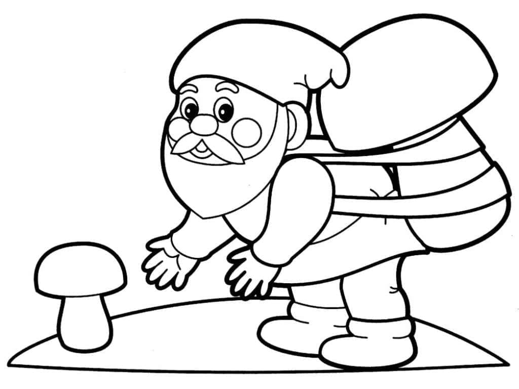 Dibujo gratuito Gnomo #204844 de la coleccion Personajes para imprimir