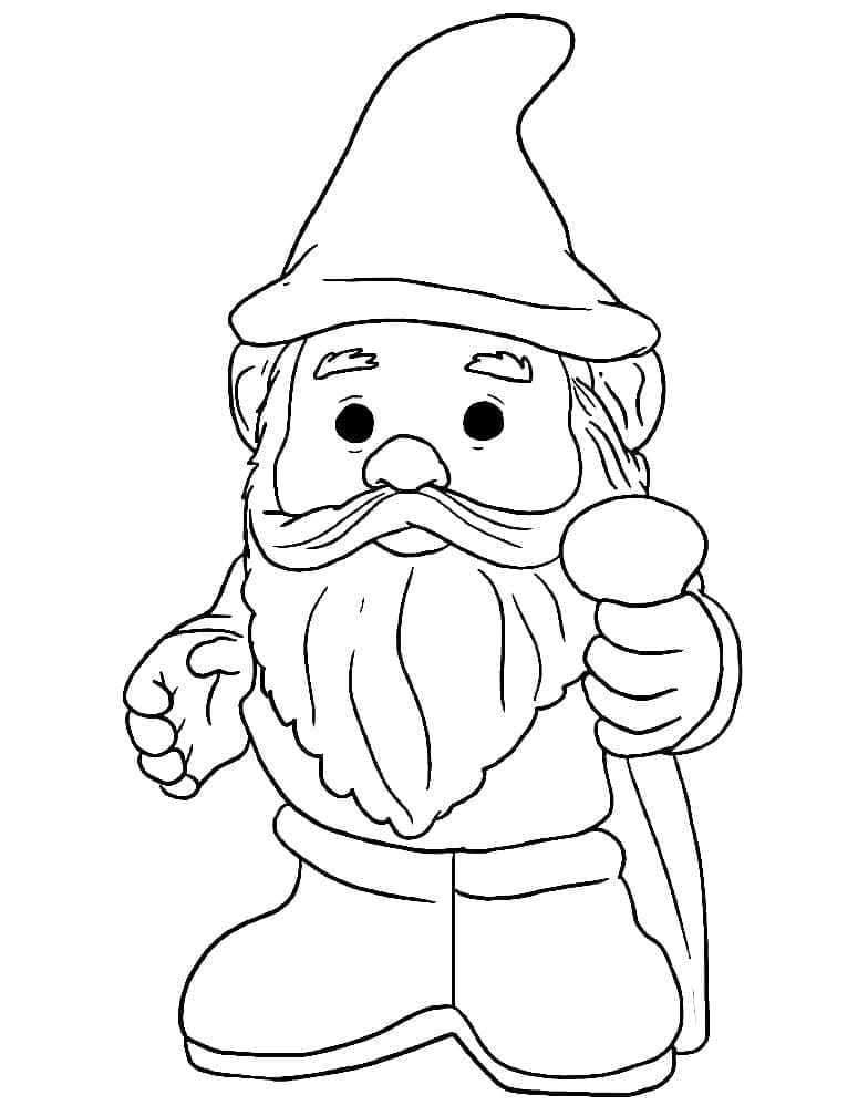 Dibujo gratuito Gnomo #204852 de la coleccion Personajes para imprimir