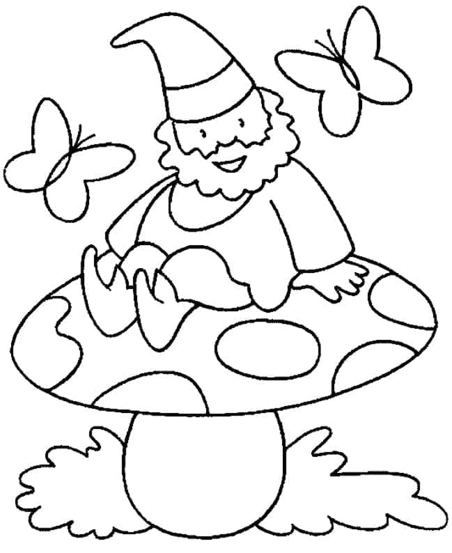 Dibujo gratuito Gnomo #204854 de la coleccion Personajes para imprimir