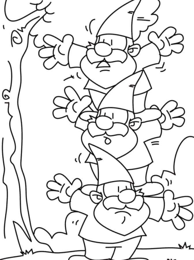 Dibujo gratuito Gnomo #204855 de la coleccion Personajes para imprimir