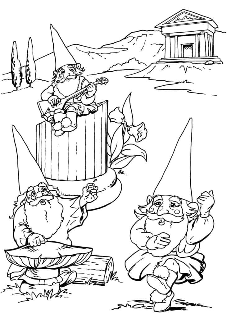 Dibujo gratuito Gnomo #204861 de la coleccion Personajes para imprimir