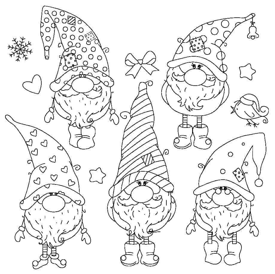 Dibujo gratuito Gnomo #204875 de la coleccion Personajes para imprimir