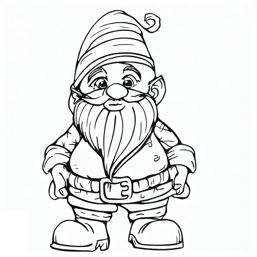 Dibujo gratuito Gnomo #204879 de la coleccion Personajes para imprimir