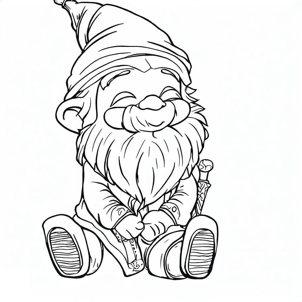 Dibujo gratuito Gnomo #204880 de la coleccion Personajes para imprimir