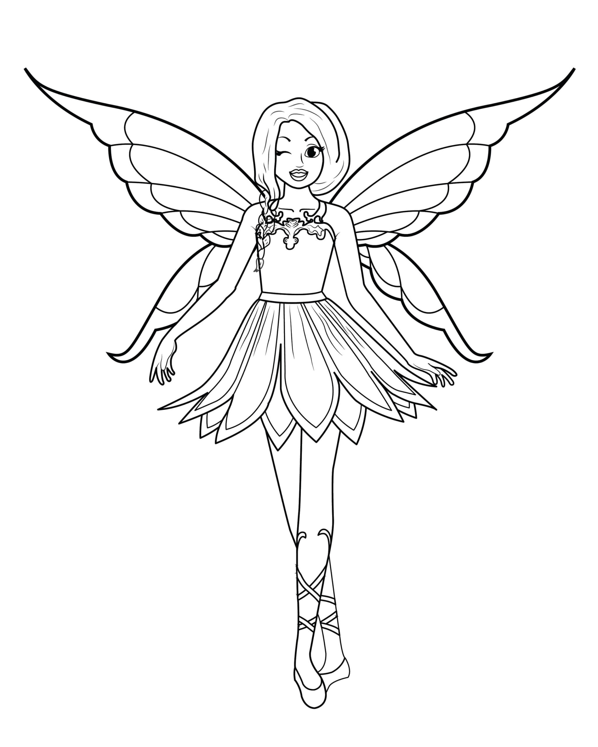 Dibujo gratuito Hada #172265 de la coleccion Personajes para imprimir