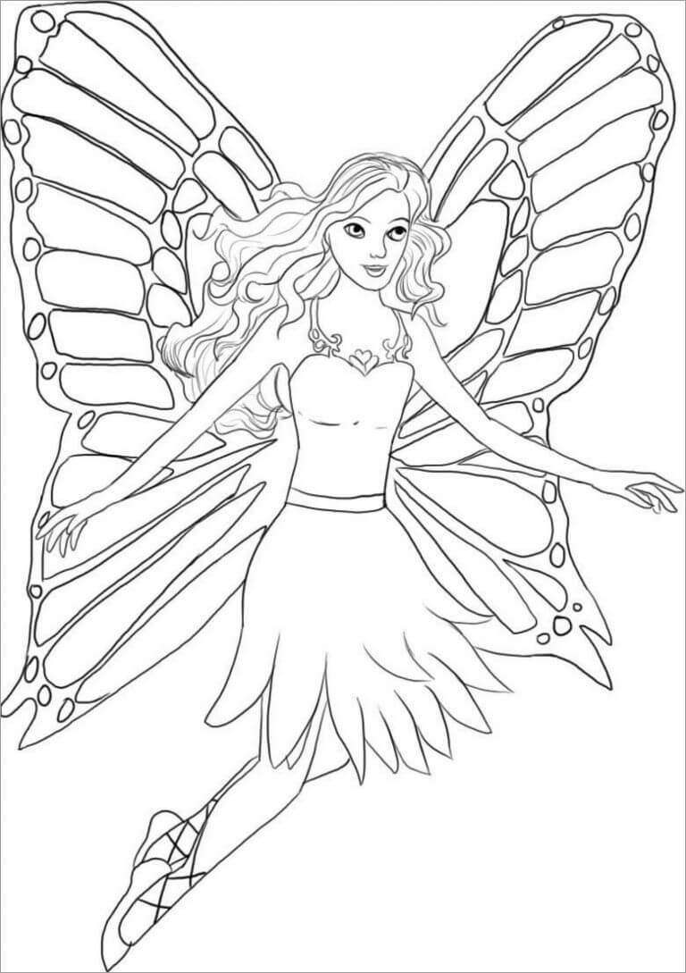 Dibujo gratuito Hada #172268 de la coleccion Personajes para imprimir