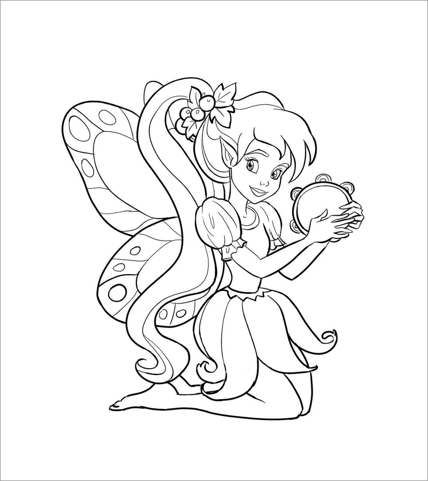 Dibujo gratuito Hada #172273 de la coleccion Personajes para imprimir