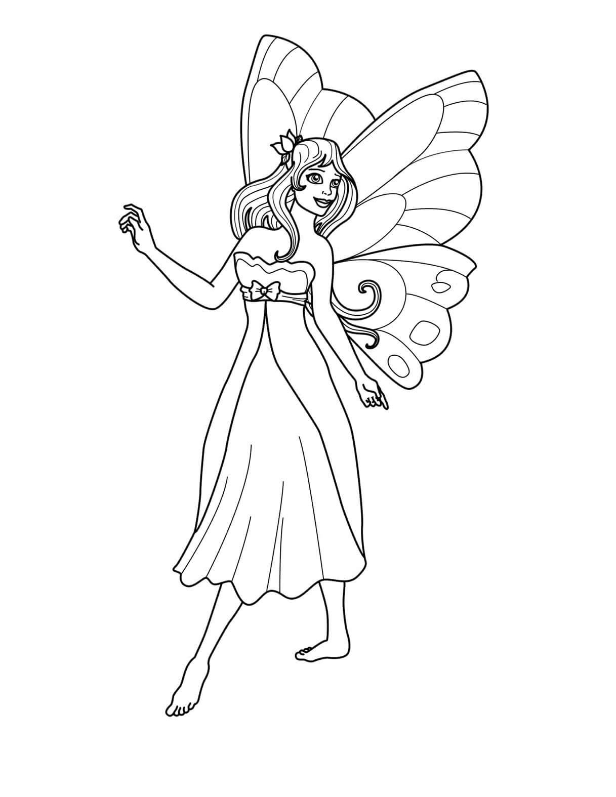 Dibujo gratuito Hada #172304 de la coleccion Personajes para imprimir