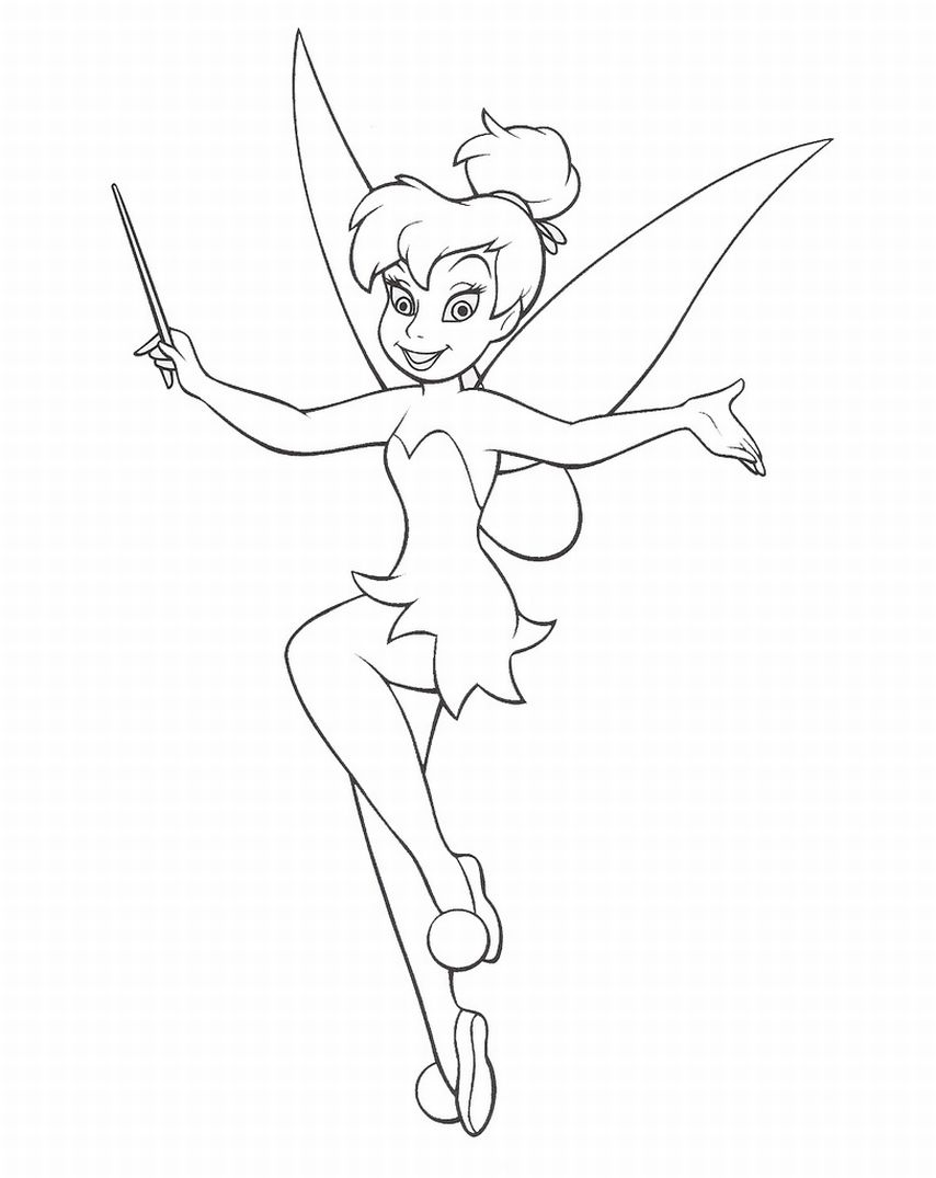 Dibujo para colorear: Hada (Personajes) #95864 - Dibujos para Colorear e Imprimir Gratis