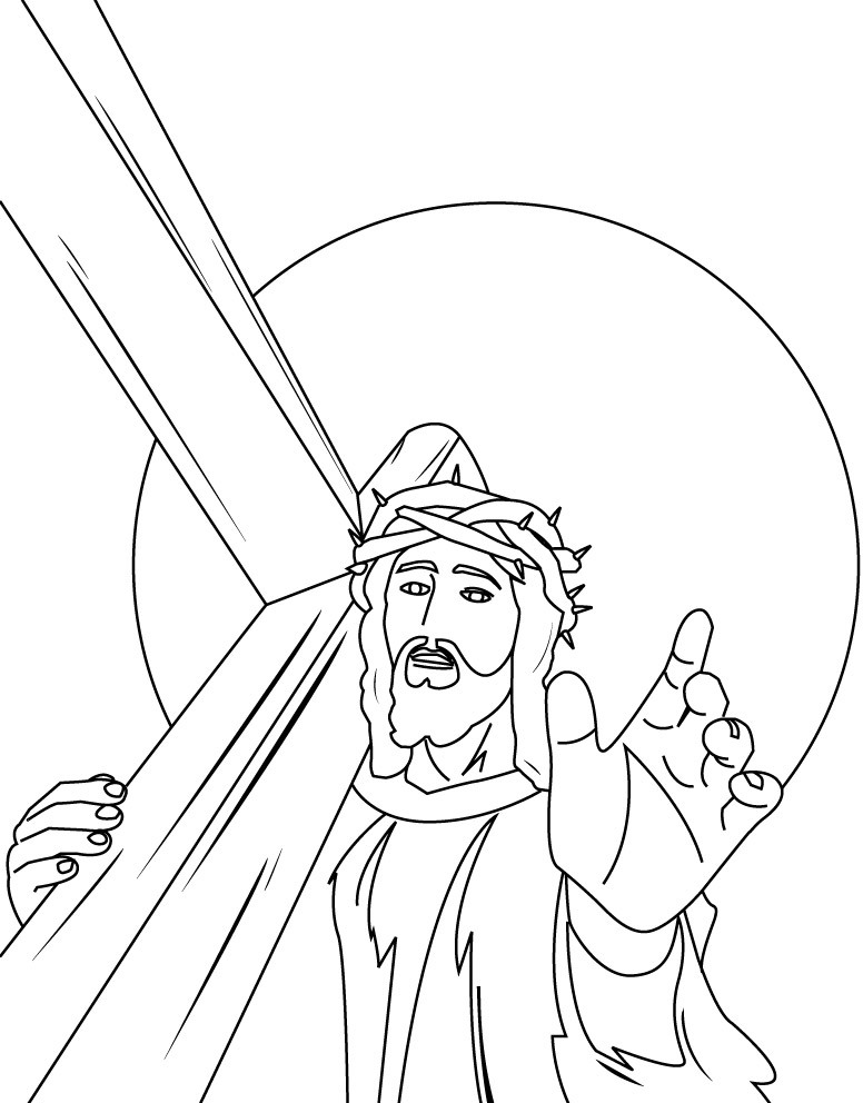 Dibujos de Jesús #98902 (Personajes) para colorear – Páginas imprimibles  gratis