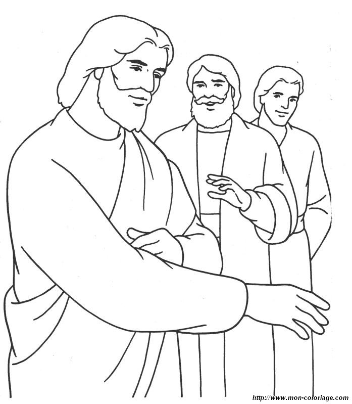 Dibujo para colorear: Jesús (Personajes) #98942 - Dibujos para Colorear e Imprimir Gratis